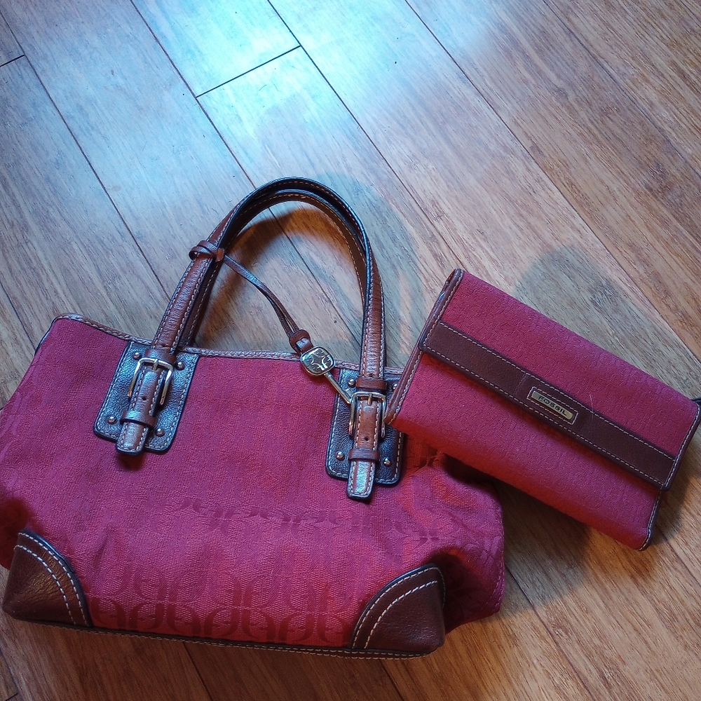 Fossil Purse And Matching Wallet. - image 2